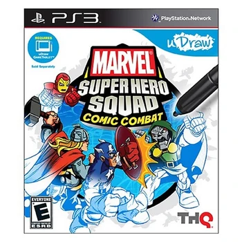 THQ Udraw Marvel Super Hero Squad Comic Combat Refurbished PS3 Playstation 3 Game